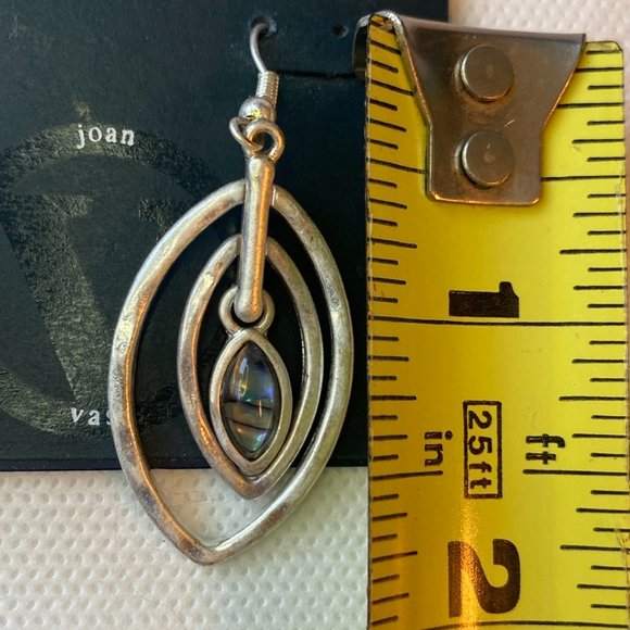 Joan Vass Jewelry Joan Vass New York Silver Drop Earrings With